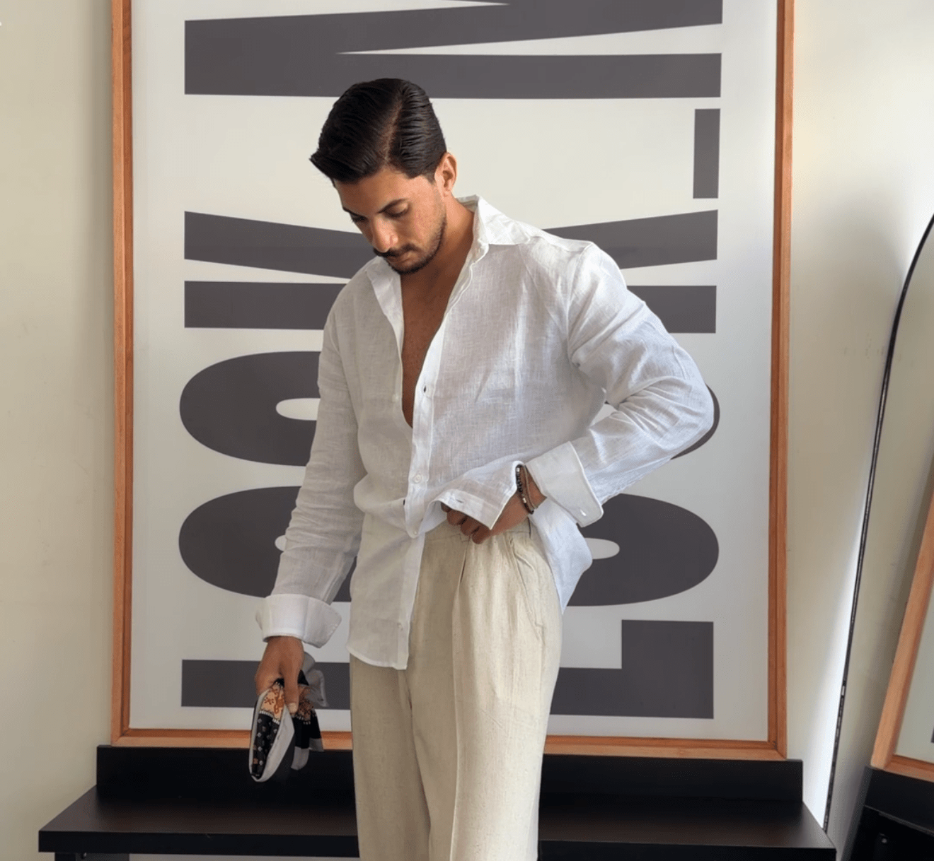 100% LINEN SHIRT - LOOKMY
