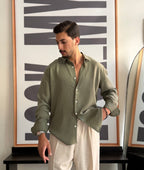 Chemise tensel 100% cotton - LOOKMY