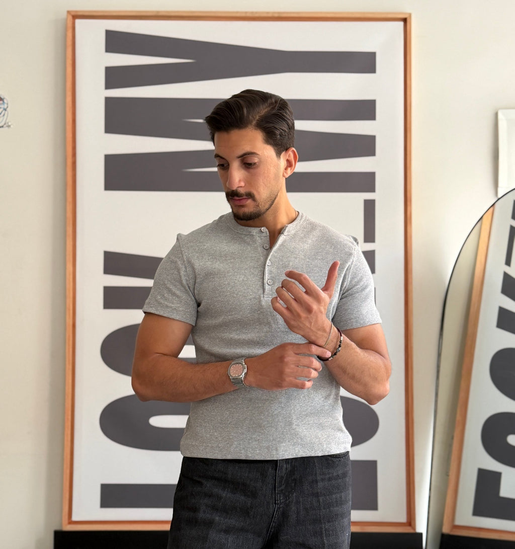 HENLEY T-SHIRT - LOOKMY