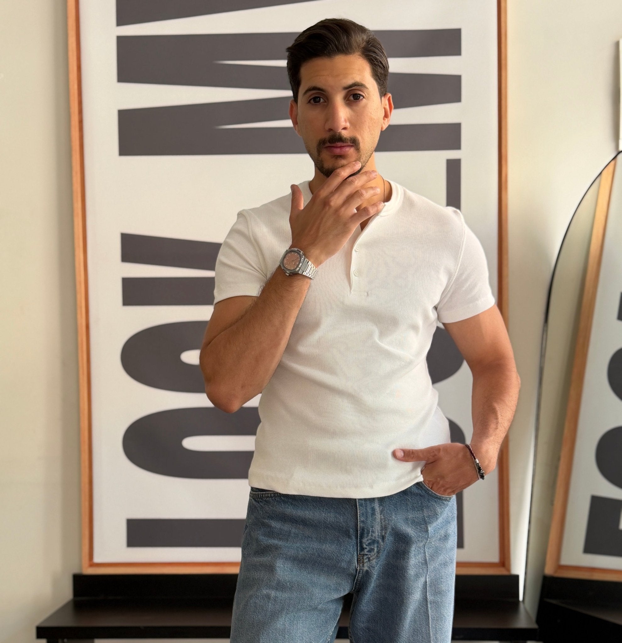 HENLEY T-SHIRT - LOOKMY