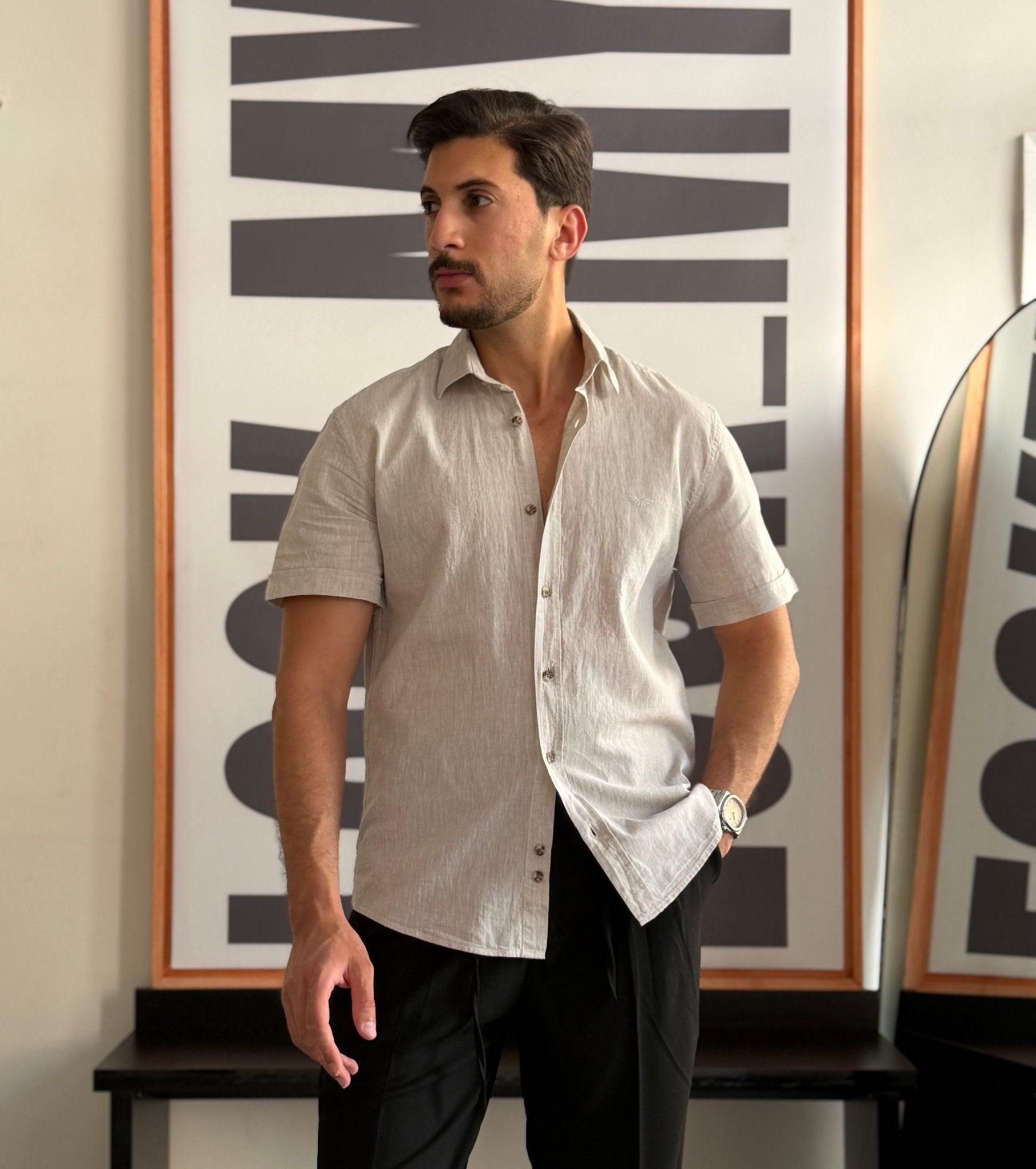 LINEN SHIRT - LOOKMY